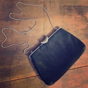 Vintage Evening Bag with Rhinestone Clasp